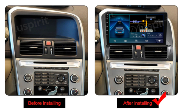 ANDROID autoradio navigatore per Volvo XC60 2009-2017 CarPlay Android Auto GPS USB WI-FI Bluetooth 4G LTE - immagine 8