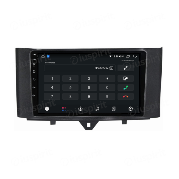 ANDROID car navigation system for Smart Fortwo 2011-2013 CarPlay Android Car GPS USB WI-FI Bluetooth 4G LTE - Image 2