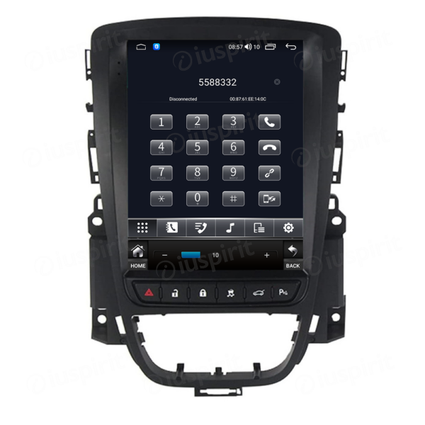 ANDROID autoradio navigatore per Opel Astra J 2009-2015 stile tesla CarPlay Android Auto GPS USB WI-FI Bluetooth 4G LTE - immagine 3
