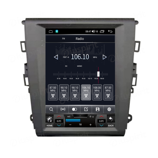 ANDROID autoradio navigatore per Ford Mondeo 2014-2019 stile tesla CarPlay Android Car GPS USB WI-FI Bluetooth 4G LTE - immagine 7