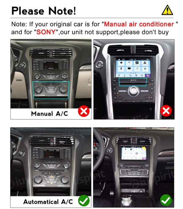 ANDROID autoradio navigatore per Ford Mondeo 2014-2019 stile tesla CarPlay Android Car GPS USB WI-FI Bluetooth 4G LTE - immagine 9