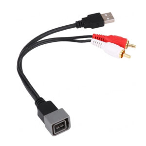 Adattatore USB e AUX per la Nissan per mantenere la USB e l'AUX originale con le autoradio aftermarket
