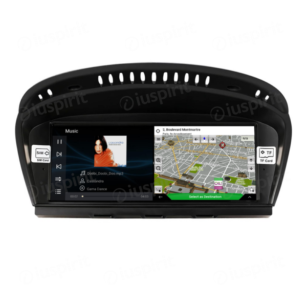 ANDROID navigator for BMW 3 Series E90 E91 E92 E93 BMW 5 Series E60 E63 E64 Original System CCC CarPlay Android Auto WI-FI GPS 4G LTE Bluetooth 4GB RAM 64GB ROM - Image 6