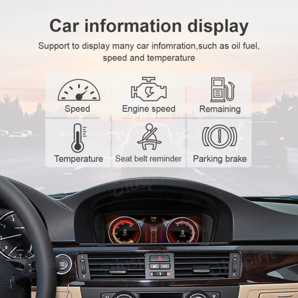 ANDROID navigator for BMW 3 Series E90 E91 E92 E93 BMW 5 Series E60 E63 E64 Original System CCC CarPlay Android Auto WI-FI GPS 4G LTE Bluetooth 4GB RAM 64GB ROM - Image 10