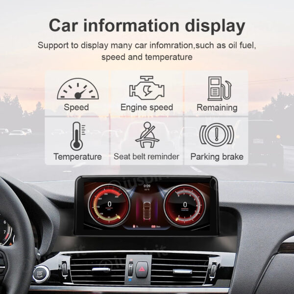 ANDROID navigator for BMW X3 F25 2010 2011 2012 System CIC 10.25 inch CarPlay Android Car WI-FI GPS 4G LTE Bluetooth 4GB RAM 64GB ROM - Image 10