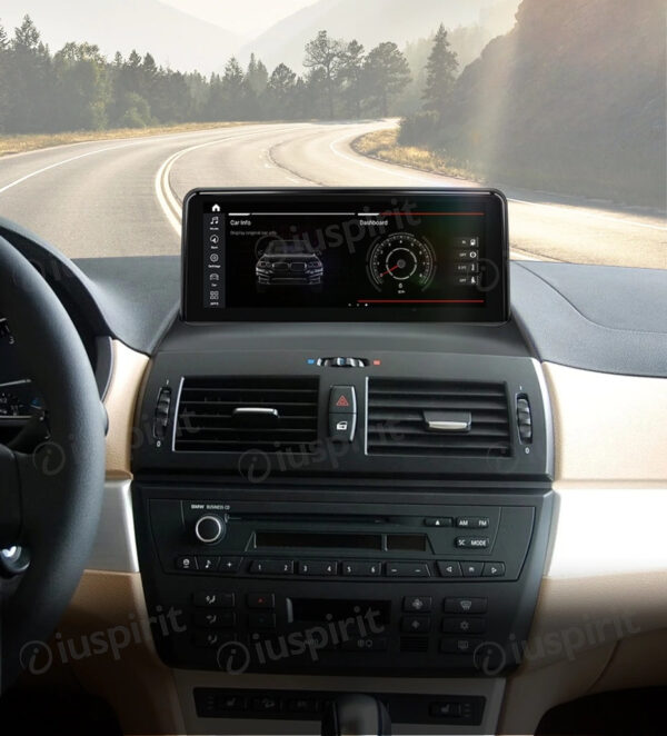 ANDROID navigator for BMW X3 E83 2004-2009 Without Factory Monitor 10.25 inch CarPlay Android Auto WI-FI GPS 4G LTE Bluetooth 4GB RAM 64GB ROM - Image 9