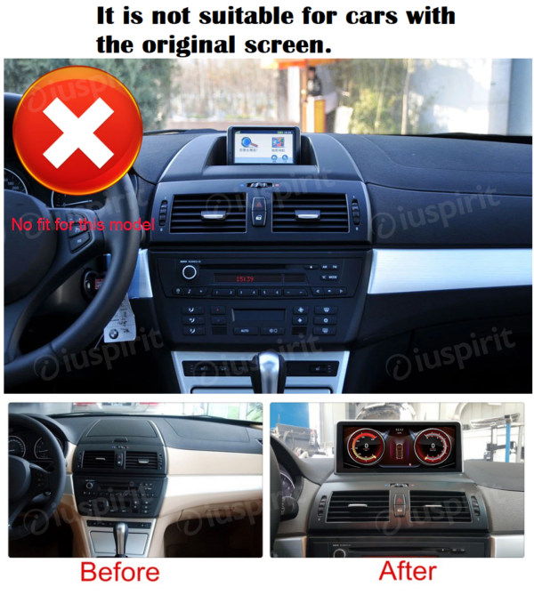 ANDROID navigator for BMW X3 E83 2004-2009 Without Factory Monitor 10.25 inch CarPlay Android Auto WI-FI GPS 4G LTE Bluetooth 4GB RAM 64GB ROM - Image 10