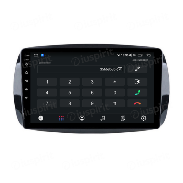 ANDROID autoradio navigatore per Smart Fortwo W453 Smart ForFour 2014-2020 CarPlay Android Auto GPS USB WI-FI Bluetooth 4G LTE - immagine 2