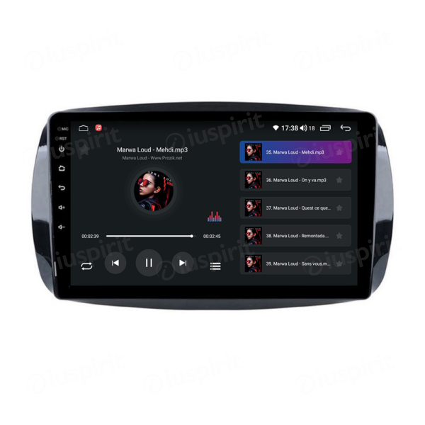 ANDROID autoradio navigatore per Smart Fortwo W453 Smart ForFour 2014-2020 CarPlay Android Auto GPS USB WI-FI Bluetooth 4G LTE - immagine 6