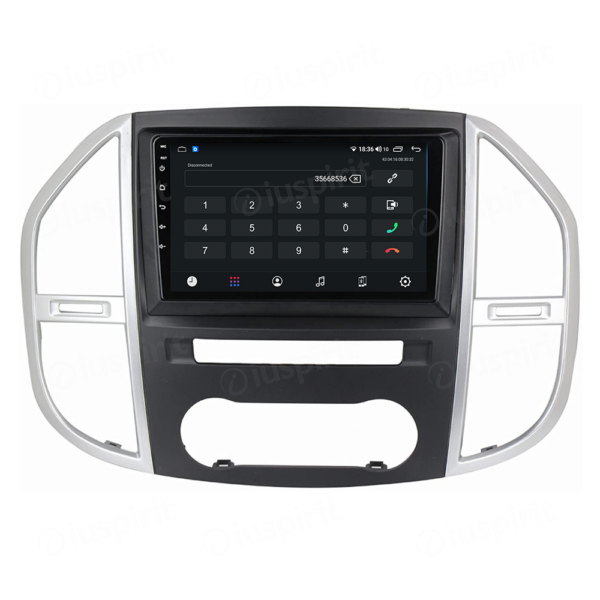 ANDROID car navigation system for Mercedes Benz Vito 3 W447 2014-2020 CarPlay Android Car GPS USB WI-FI Bluetooth 4G LTE - Image 2