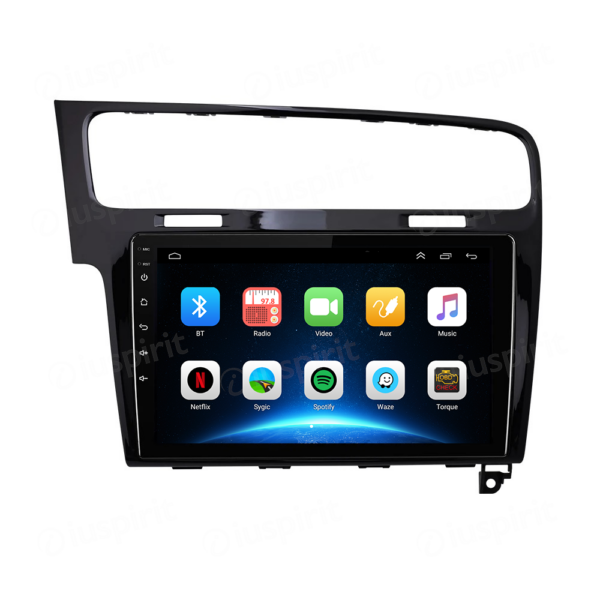 ANDROID autoradio navigatore per Volkswagen Golf 7 2013-2020 GPS WI-FI USB Bluetooth MirrorLink - immagine 2
