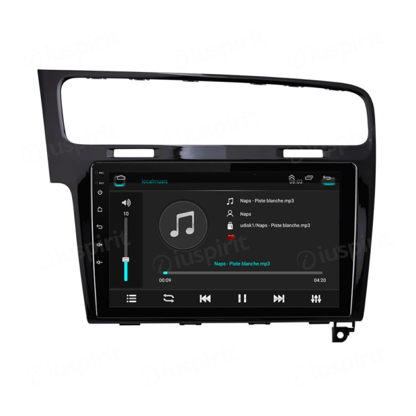 ANDROID autoradio navigatore per Volkswagen Golf 7 2013-2020 GPS WI-FI USB Bluetooth MirrorLink - immagine 5