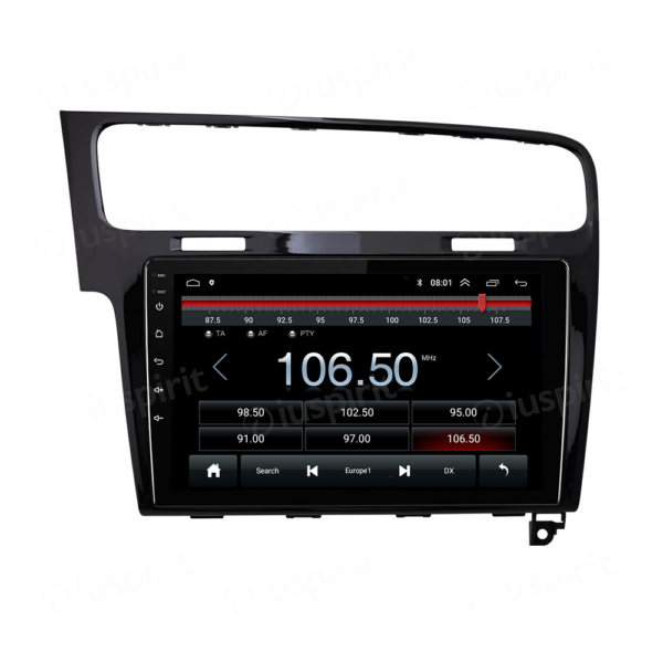 ANDROID autoradio navigatore per Volkswagen Golf 7 2013-2020 GPS WI-FI USB Bluetooth MirrorLink - immagine 7