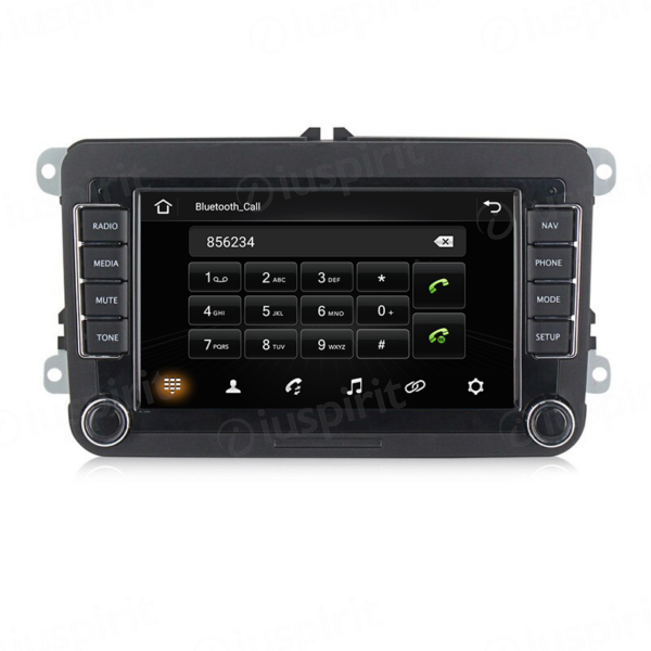 ANDROID autoradio navigatore per VW Golf 5 6 Passat Tiguan Jetta Polo Touran Caddy Scirocco Skoda Seat GPS WI-FI USB Bluetooth MirrorLink - immagine 4