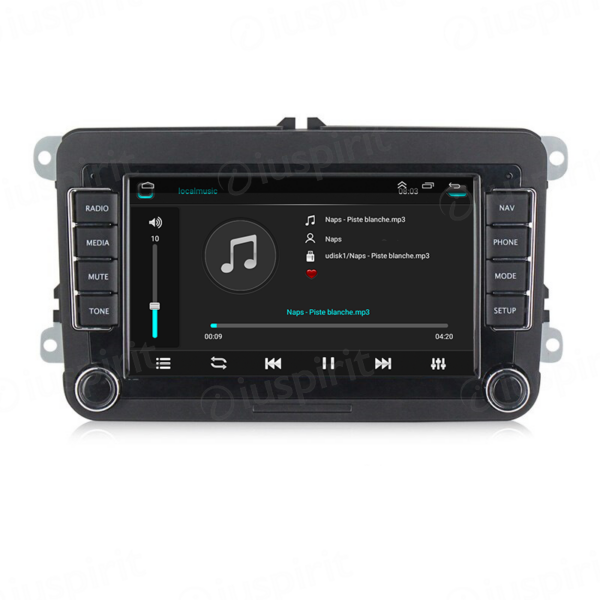 ANDROID autoradio navigatore per VW Golf 5 6 Passat Tiguan Jetta Polo Touran Caddy Scirocco Skoda Seat GPS WI-FI USB Bluetooth MirrorLink - immagine 5