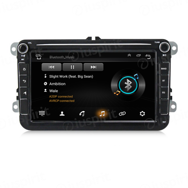 ANDROID autoradio navigatore per VW Golf 5 Golf 6 Passat Tiguan Jetta Polo Touran Caddy Scirocco Skoda Seat GPS WI-FI USB Bluetooth MirrorLink - immagine 8