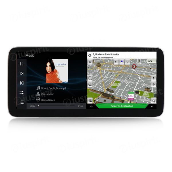 ANDROID navigator for Mercedes A-Class W176 GLA-Class X156 CLA-Class W117 2013-2015 NTG 4.5 CarPlay Android Auto 10.25 inch 6GB RAM 124GB ROM Octa-Core Bluetooth GPS WI-FI - Image 6