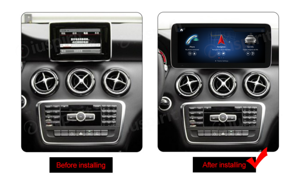 ANDROID navigator for Mercedes A-Class W176 GLA-Class X156 CLA-Class W117 2013-2015 NTG 4.5 CarPlay Android Auto 10.25 inch 6GB RAM 124GB ROM Octa-Core Bluetooth GPS WI-FI - Image 9
