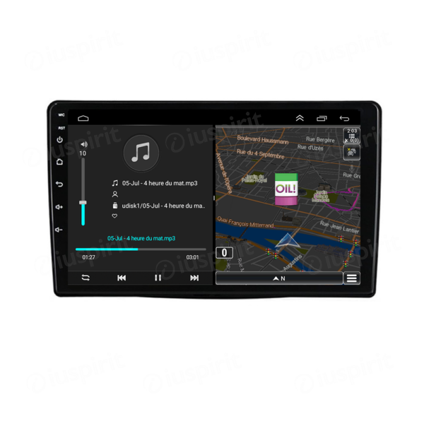 ANDROID autoradio navigatore per Fiat 500L 2012-2017 GPS WI-FI USB Bluetooth MirrorLink - immagine 3