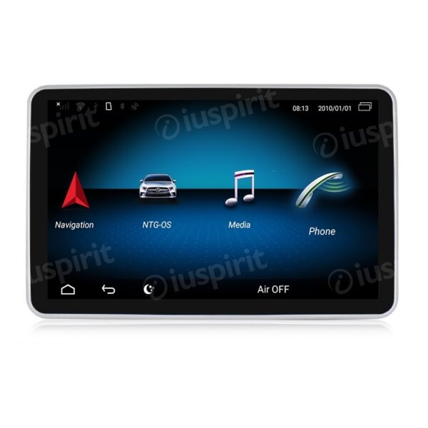 ANDROID navigator for Mercedes ML Class GL X166 ML320 ML350 ML400 ML500 2013-2015 NTG 4.5 GPS WI-FI Bluetooth MirrorLink 4GB RAM 64GB ROM Octa-Core 4G LTE