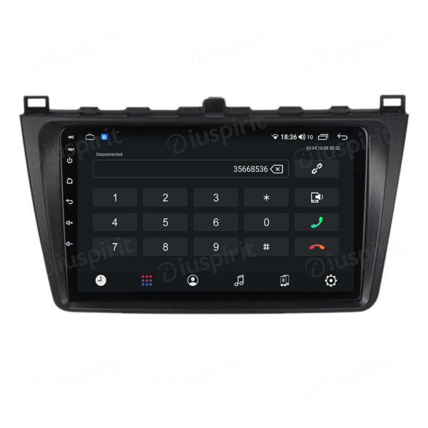 ANDROID autoradio navigatore per Mazda 6 2008-2012 CarPlay Android Auto GPS USB WI-FI Bluetooth 4G LTE - immagine 2