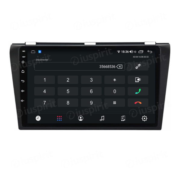 ANDROID autoradio navigatore per Mazda 3 2004-2009 CarPlay Android Auto GPS USB WI-FI Bluetooth 4G LTE - immagine 2