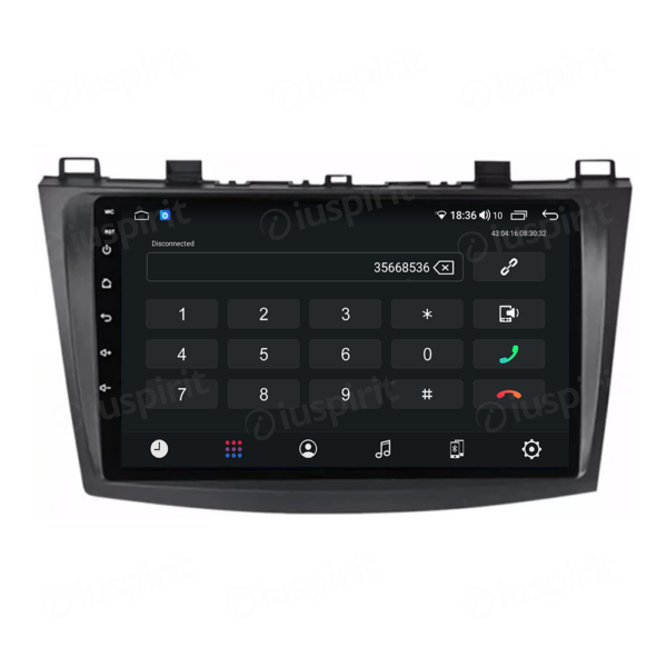 ANDROID autoradio navigatore per Mazda 3 2010-2012 CarPlay Android Auto GPS USB WI-FI Bluetooth 4G LTE - immagine 2