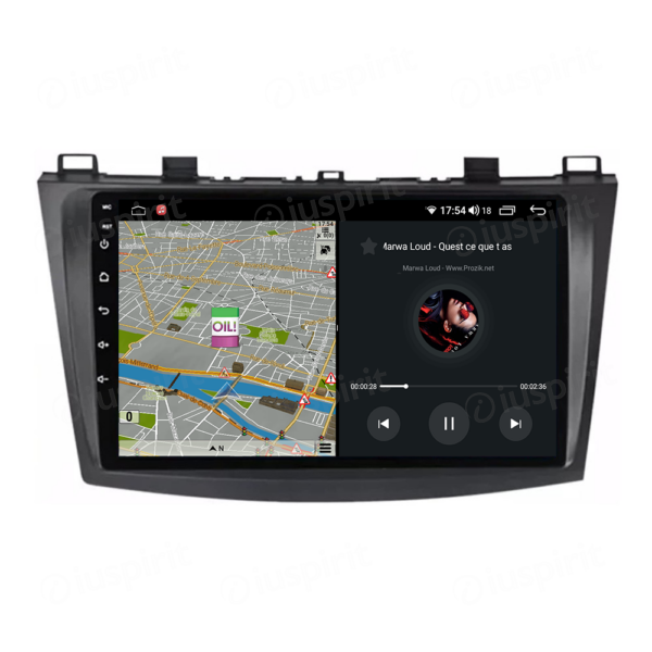 ANDROID autoradio navigatore per Mazda 3 2010-2012 CarPlay Android Auto GPS USB WI-FI Bluetooth 4G LTE - immagine 4