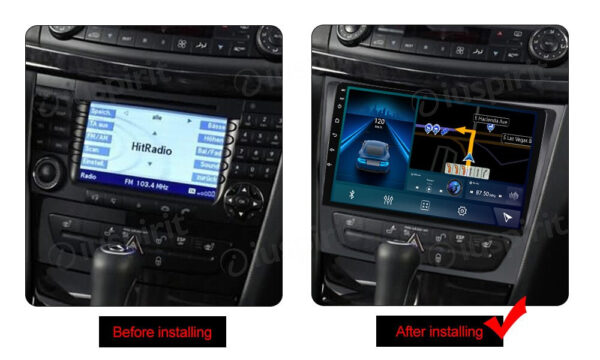ANDROID car navigation system for Mercedes E-class W211 Mercedes G-class W463 Mercedes CLS-class W219, E200, E220, E240, E270, E280, E300 CarPlay Android Auto GPS USB WI-FI Bluetooth 4G LTE - Image 7