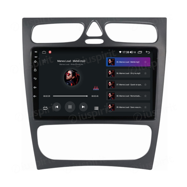 ANDROID autoradio navigatore per Mercedes classe C W203 classe CLK W209 classe A W168 classe G W463 CarPlay Android Auto GPS USB WI-FI Bluetooth 4G LTE - immagine 5
