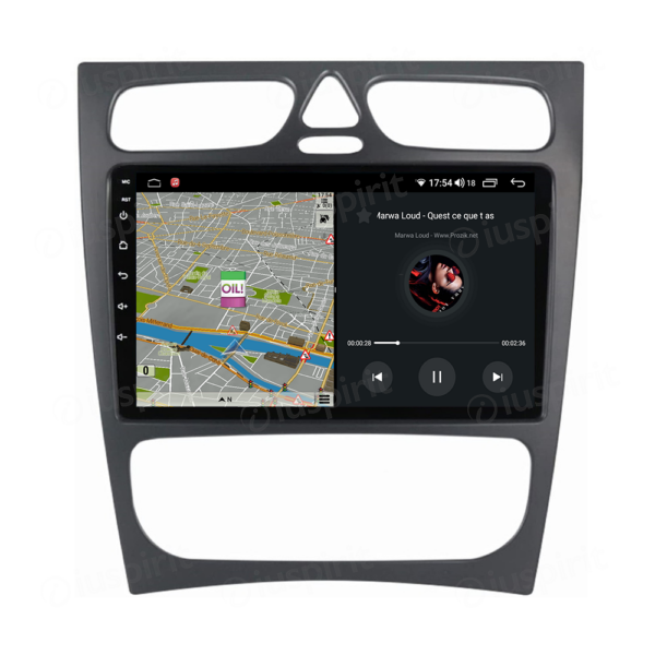 ANDROID autoradio navigatore per Mercedes classe C W203 classe CLK W209 classe A W168 classe G W463 CarPlay Android Auto GPS USB WI-FI Bluetooth 4G LTE - immagine 6