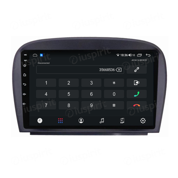 ANDROID car navigation system for Mercedes SL R230 SL350 SL500 SL55 SL600 SL65 2001-2007 CarPlay Android Car GPS USB WI-FI Bluetooth 4G LTE - Image 2