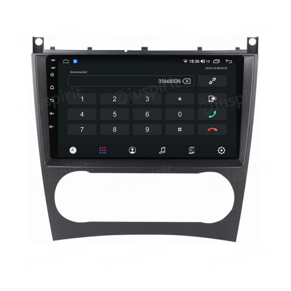 ANDROID car radio navigator for Mercedes C class W203 C220 C230 C240 C280 Mercedes class CLK W209 CLK200 CLK220 CLK 240 Mercedes class CLC W203 W467 A209 W219 CarPlay Android Auto GPS USB WI-FI Bluetooth 4G LTE - Image 2