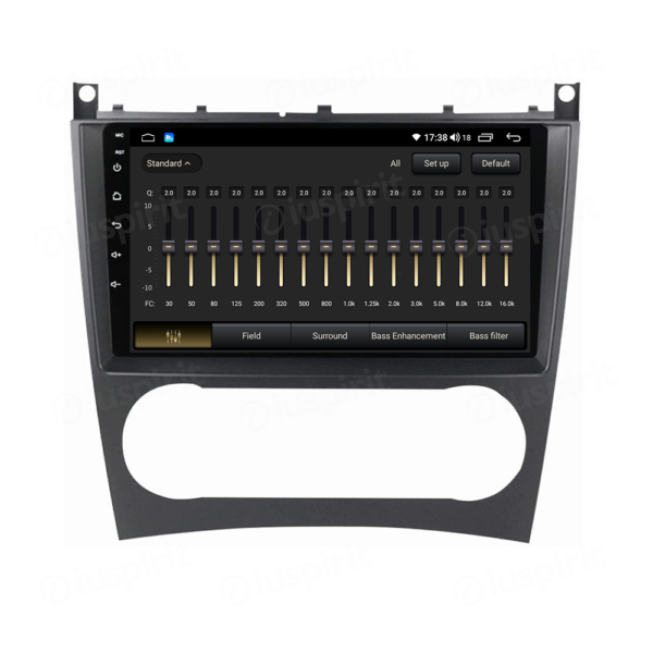 ANDROID car radio navigator for Mercedes C class W203 C220 C230 C240 C280 Mercedes class CLK W209 CLK200 CLK220 CLK 240 Mercedes class CLC W203 W467 A209 W219 CarPlay Android Auto GPS USB WI-FI Bluetooth 4G LTE - Image 3