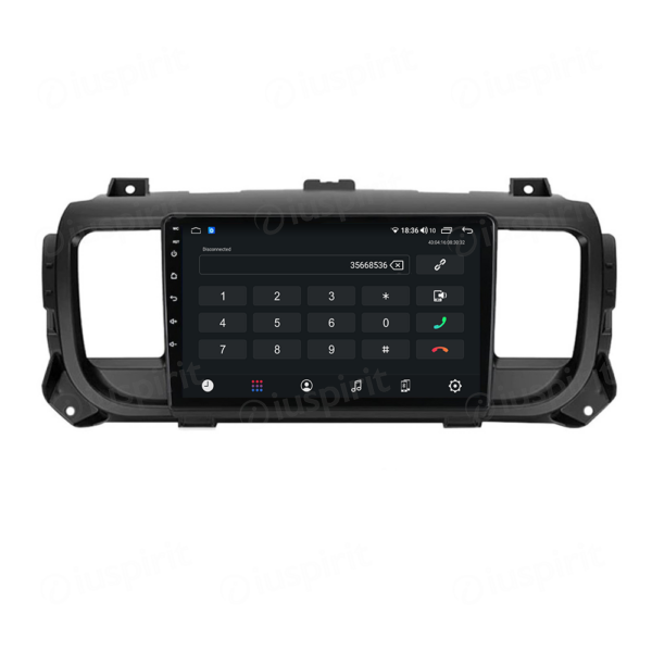 ANDROID car radio navigator for Citroen Jumpy 3 Citroen SpaceTourer 1 Peugeot Expert 3 Peugeot Traveler Fiat Scudo Opel Vivaro Toyota Proace CarPlay Android Auto GPS USB WI-FI Bluetooth 4G LTE - Image 2