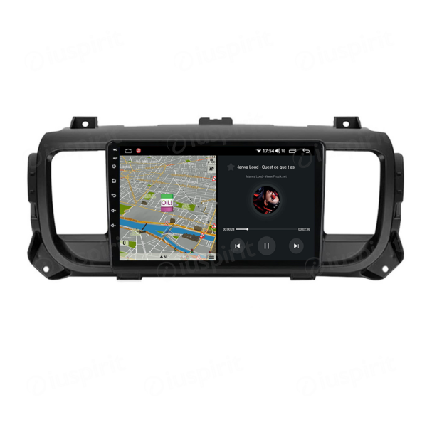 ANDROID car radio navigator for Citroen Jumpy 3 Citroen SpaceTourer 1 Peugeot Expert 3 Peugeot Traveler Fiat Scudo Opel Vivaro Toyota Proace CarPlay Android Auto GPS USB WI-FI Bluetooth 4G LTE - Image 4