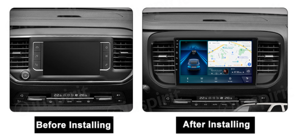 ANDROID car radio navigator for Citroen Jumpy 3 Citroen SpaceTourer 1 Peugeot Expert 3 Peugeot Traveler Fiat Scudo Opel Vivaro Toyota Proace CarPlay Android Auto GPS USB WI-FI Bluetooth 4G LTE - Image 7