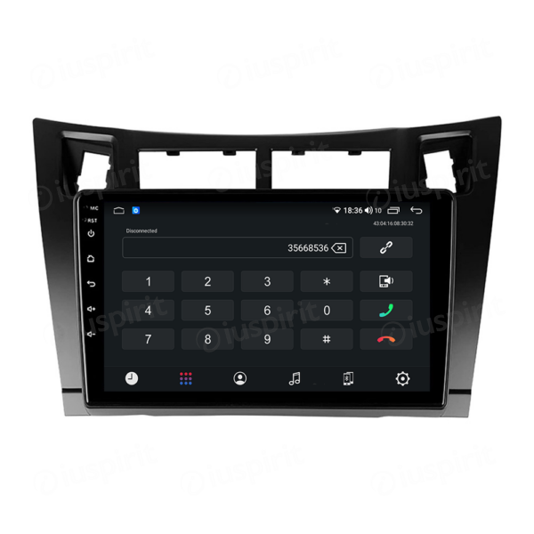 ANDROID car navigation system for Toyota Yaris Daihatsu Charade 2005-2011 CarPlay Android Car GPS USB WI-FI Bluetooth 4G LTE - Image 2