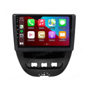 ANDROID car radio navigator for Peugeot 107 Citroen C1 Toyota Aygo 2005-2014 CarPlay Android Auto GPS USB WI-FI Bluetooth 4G LTE