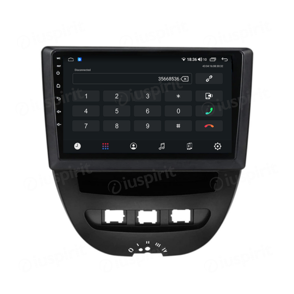 ANDROID car radio navigator for Peugeot 107 Citroen C1 Toyota Aygo 2005-2014 CarPlay Android Auto GPS USB WI-FI Bluetooth 4G LTE - Image 2