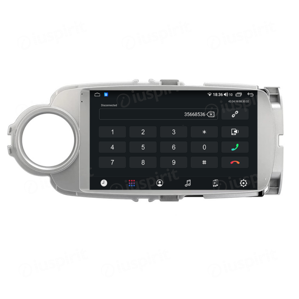 ANDROID car navigation system for Toyota Yaris 2012-2017 CarPlay Android Car GPS USB WI-FI Bluetooth 4G LTE - Image 2