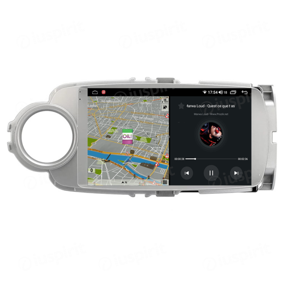 ANDROID car navigation system for Toyota Yaris 2012-2017 CarPlay Android Car GPS USB WI-FI Bluetooth 4G LTE - Image 4