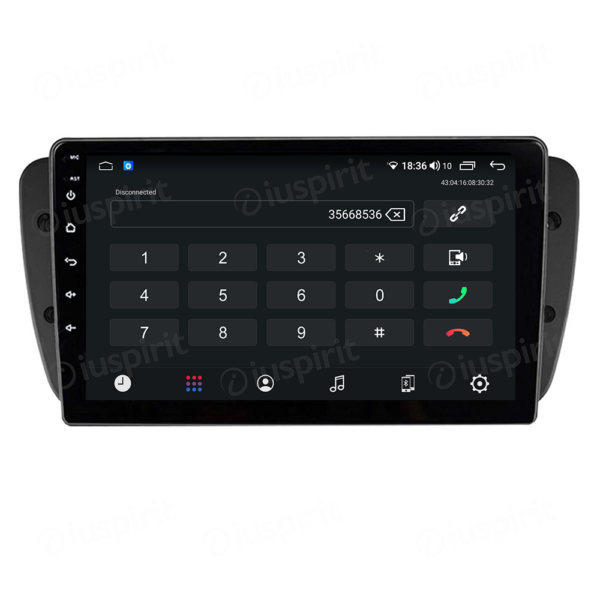ANDROID car radio navigator for Seat Ibiza 2009 2010 2011 2012 2013 CarPlay Android Auto GPS USB WI-FI Bluetooth 4G LTE - Image 2
