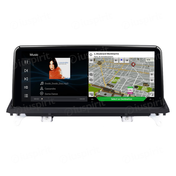 ANDROID navigator for BMW X5 E70 BMW X6 E71 2011-2013 System CIC 10.25 inch CarPlay Android Auto WI-FI GPS 4G LTE Bluetooth 4GB RAM 64GB ROM - Image 7
