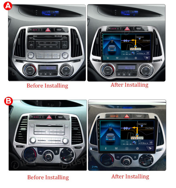 ANDROID car navigation system for Hyundai I20 2012-2014 CarPlay Android Car GPS USB WI-FI Bluetooth 4G LTE - Image 7