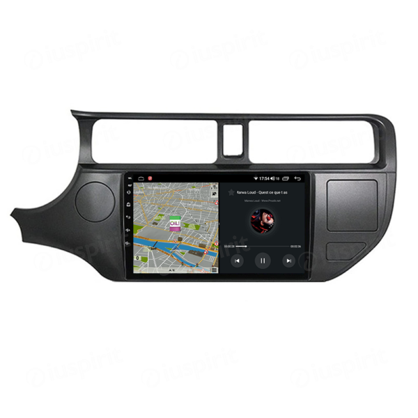 ANDROID autoradio navigatore per Kia Rio 2011-2014 CarPlay Android Auto GPS USB WI-FI Bluetooth 4G LTE - immagine 4