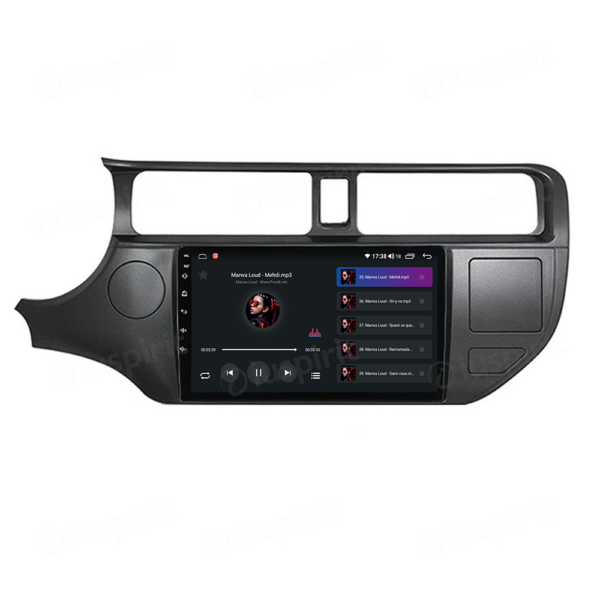 ANDROID autoradio navigatore per Kia Rio 2011-2014 CarPlay Android Auto GPS USB WI-FI Bluetooth 4G LTE - immagine 6