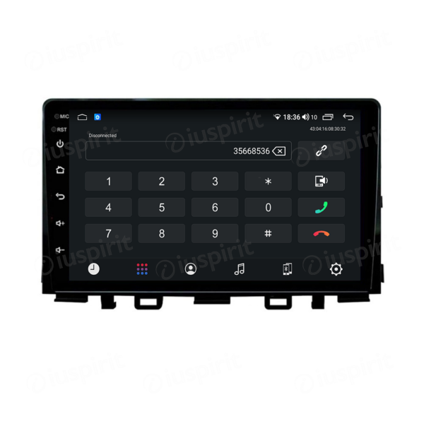 ANDROID car navigation system for Kia Rio Kia Stonic 2017-2020 CarPlay Android Car GPS USB WI-FI Bluetooth 4G LTE - Image 2
