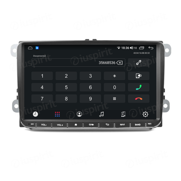 ANDROID car radio navigator for Golf 5 Golf 6 Passat Tiguan Jetta Polo Touran Caddy Scirocco CarPlay Android Car GPS USB WI-FI Bluetooth 4G LTE - Image 2
