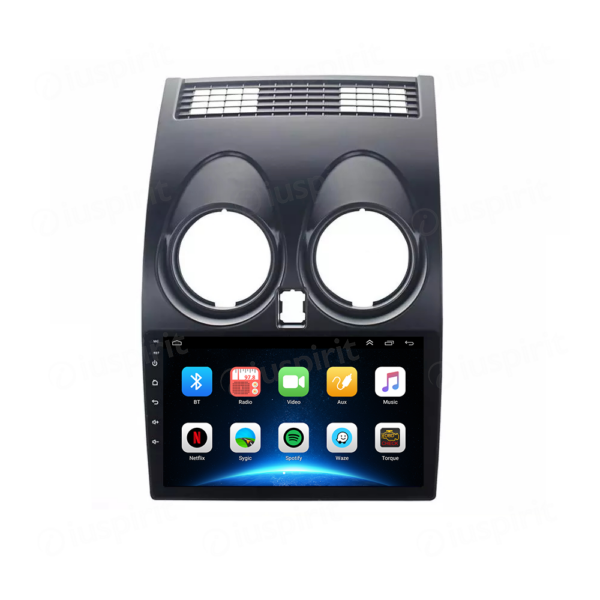 ANDROID autoradio navigatore per Nissan Qashqai J10 2007-2013 GPS WI-FI USB Bluetooth MirrorLink - immagine 4